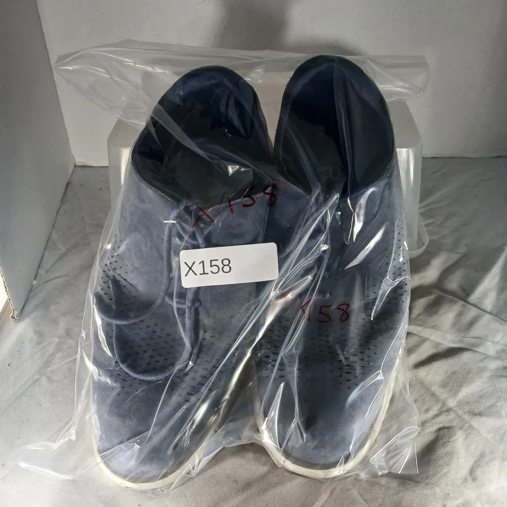 Cole Haan Zerogrand Navy Blue Perforated Suede Oxford Shoes‎ Mens 10W C23806